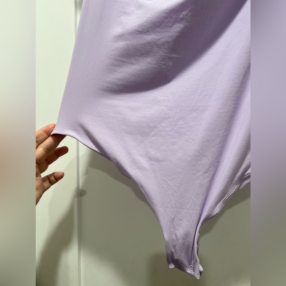 SKIMS Fits Everybody Square Neck Bodysuit in Lily - Size 2X - Picture 8 of 9